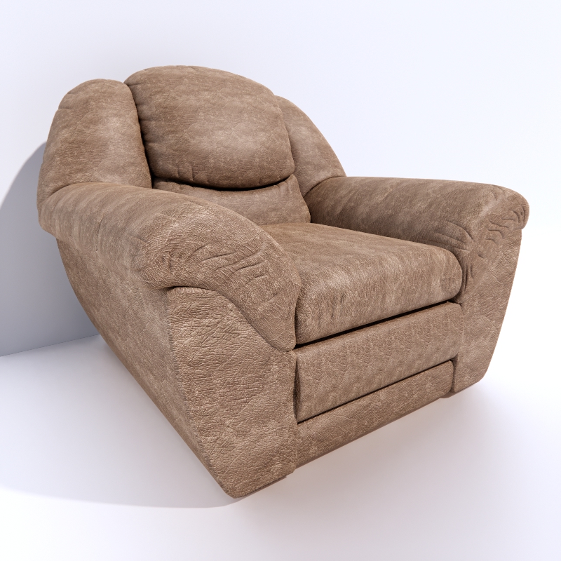 3D Armchair preview