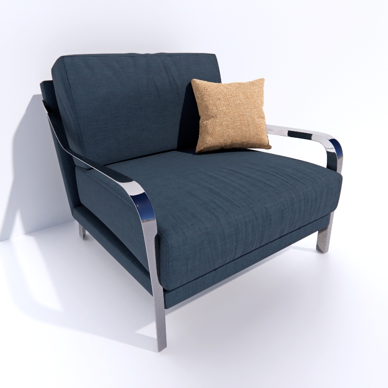 Armchair 3D model large preview