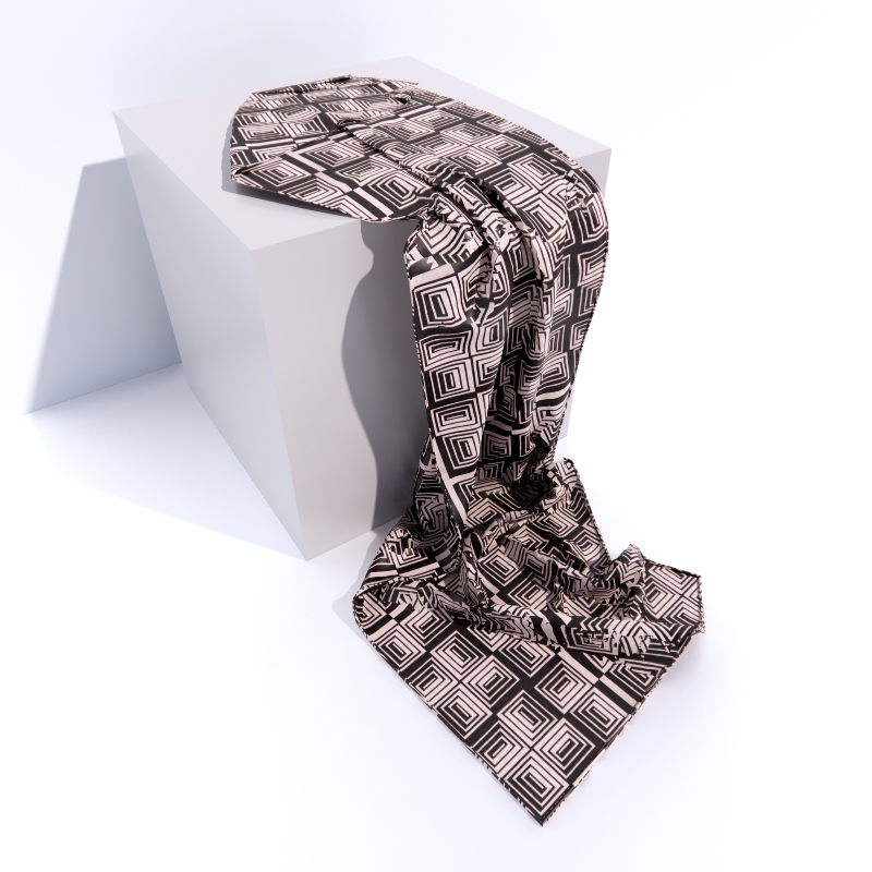 Plaid 3D model large preview