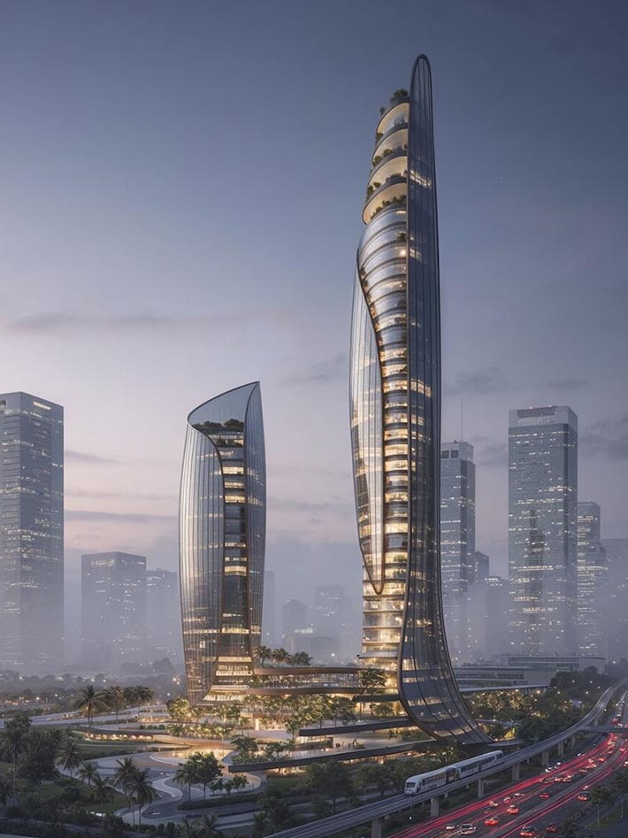 Olympic Motion Tower, Los Angeles, CA, USA