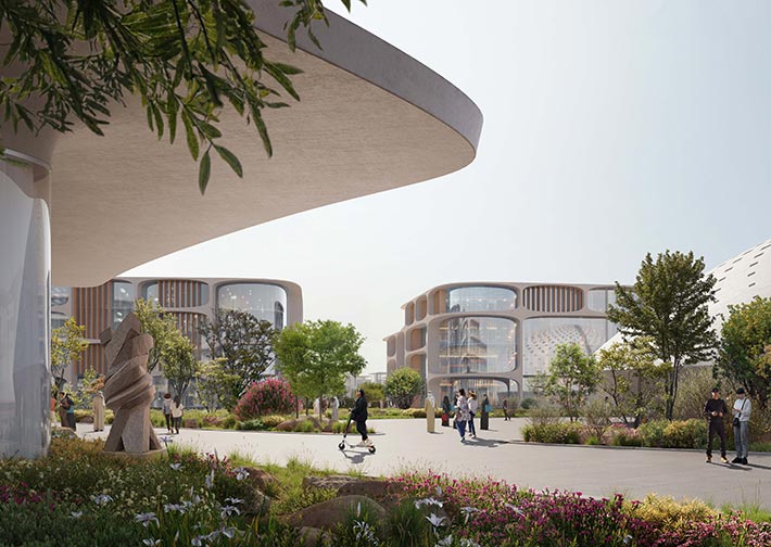 Khalid Bin Sultan City Masterplan by ZHA, Sharjah, UAE