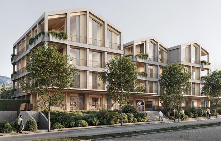 Schönbichl residential complex, Tirol, Austria