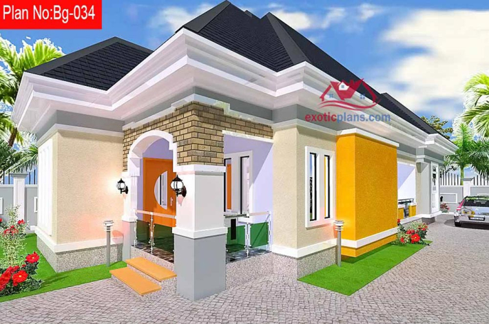 4 Bedrooms Bungalow — Exoticplans — Benin City, Nigeria