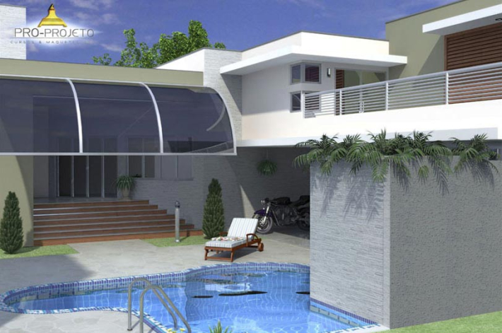 Architectural Home Design — ProProjeto Curso — Ribeirao Preto, Brazil