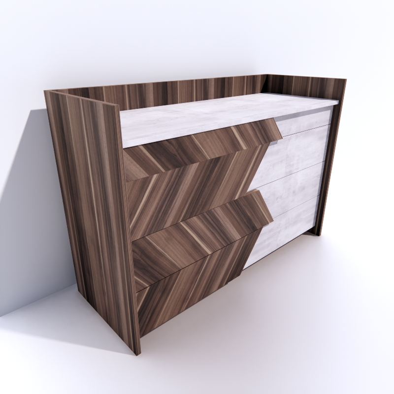 Saloni Pi Commode free 3D model —