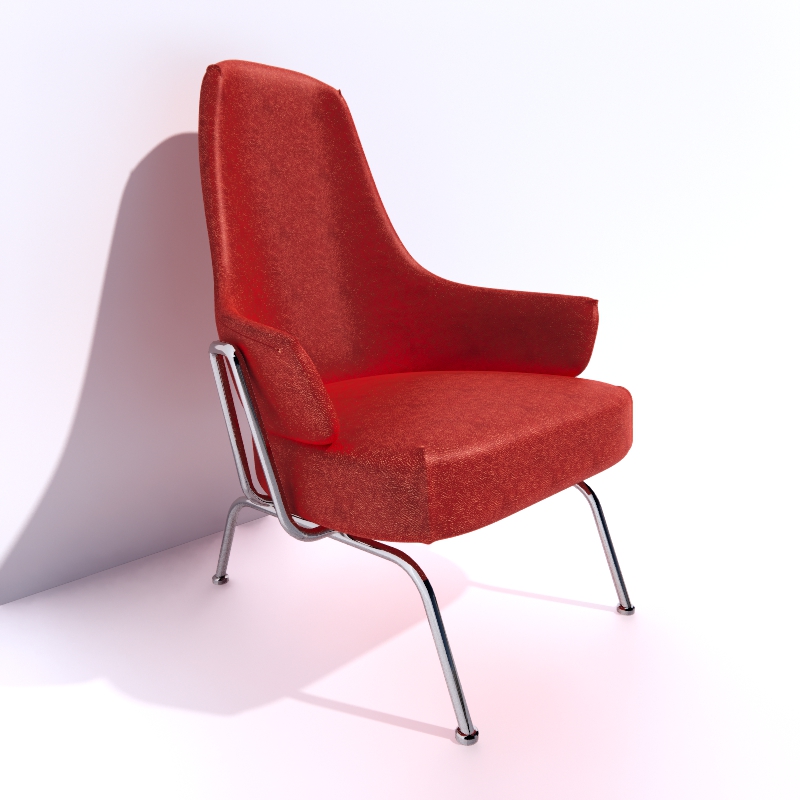 3D Armchair preview