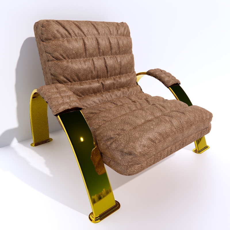 3D Armchair preview