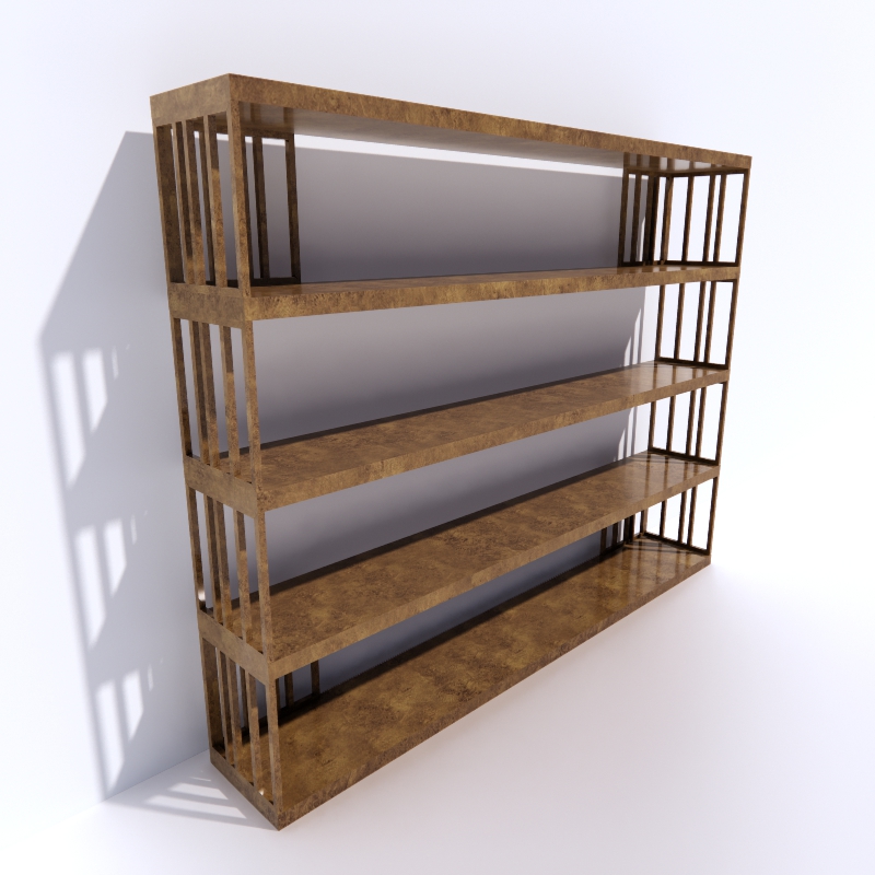 3D Bookcase preview