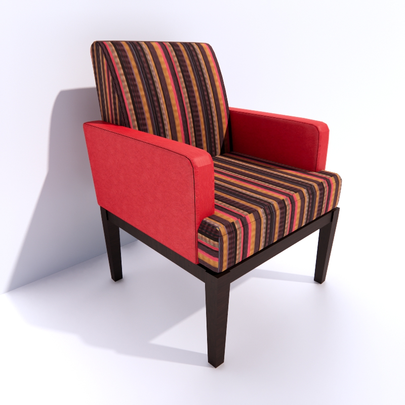 3D Armchair preview