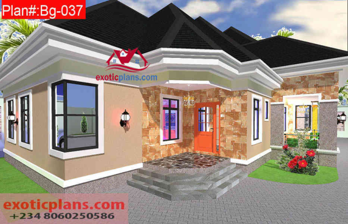 4 Bedrooms Bungalow — Exoticplans — Benin City, Nigeria