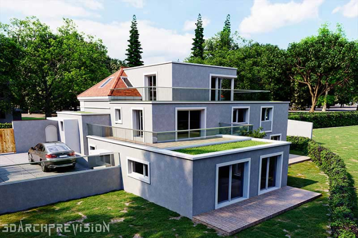 Architectural Home Design — 3DArchPreVision — Chennai, India