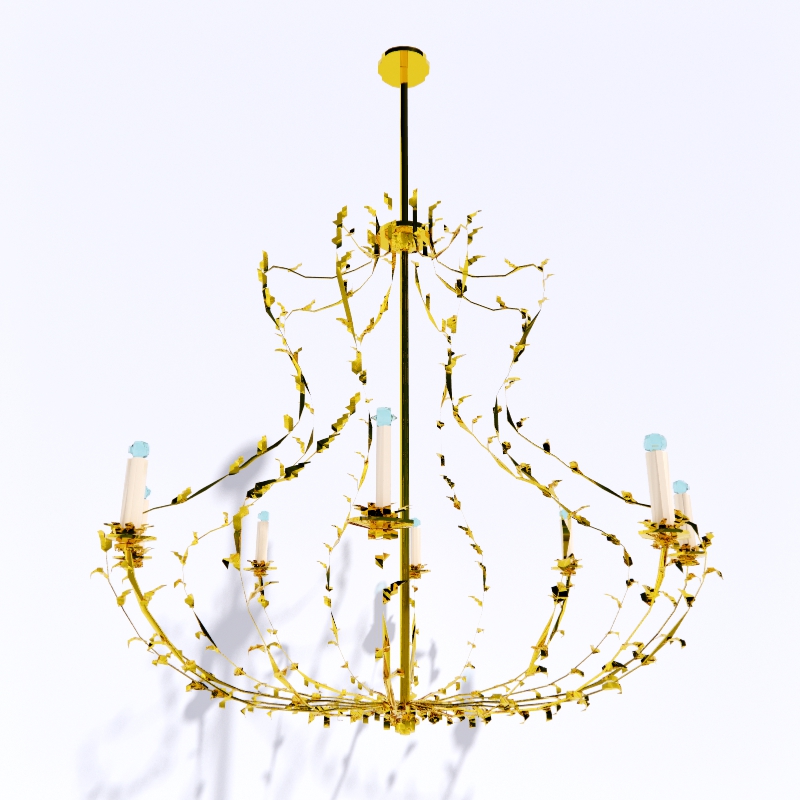 3D Chandelier preview