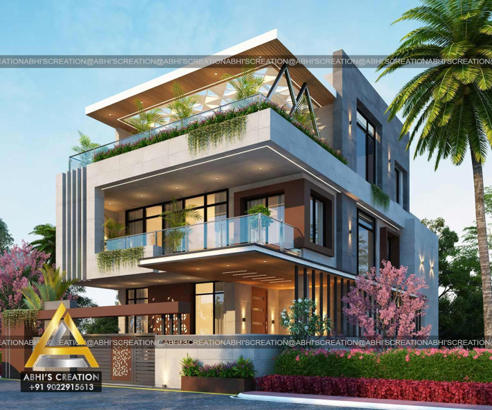 Architectural Home Design — Abhis Creation — Pune, India