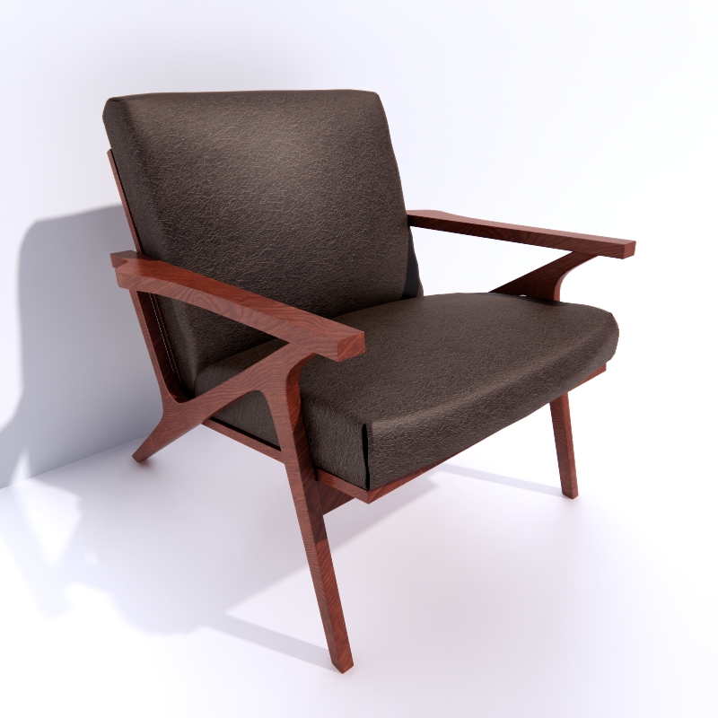 3D Armchair preview