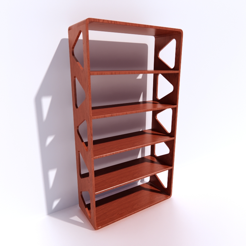 3D Bookcase preview