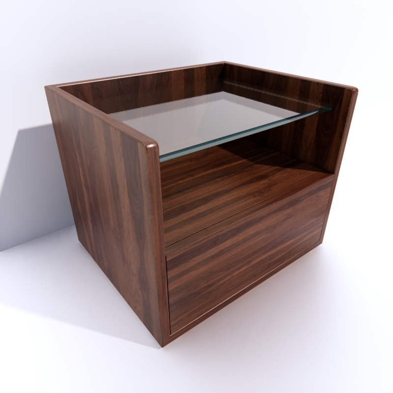 3D Bedside table preview