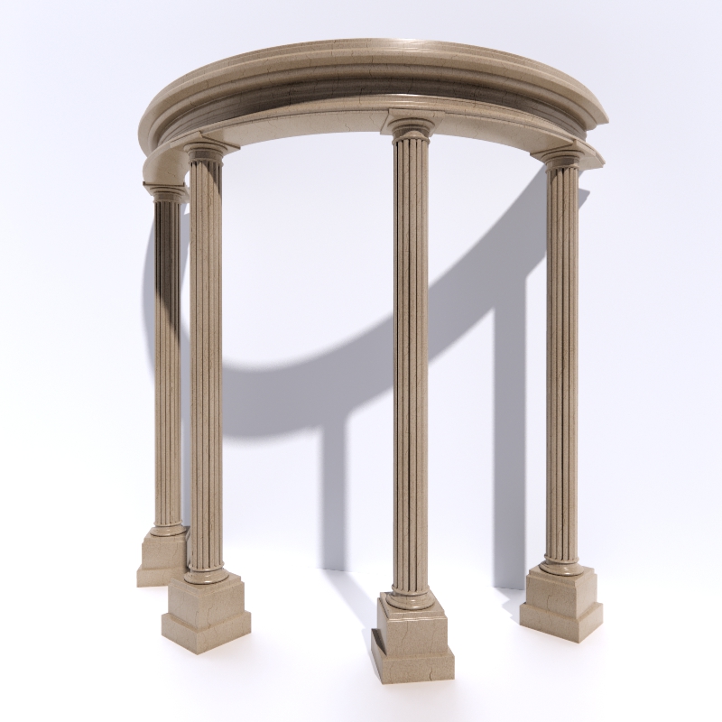3D Portico preview