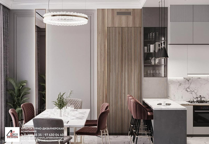 Architectural Home Design — Art Deco Design — Tashkent, Uzbekistan