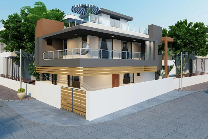 Architectural Home Design — Ramkrishna Architects & Interior Designers — Ahmedabad, India