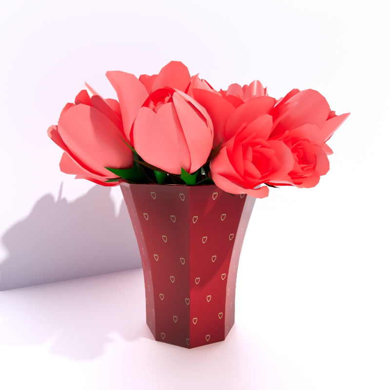 3D Roses preview