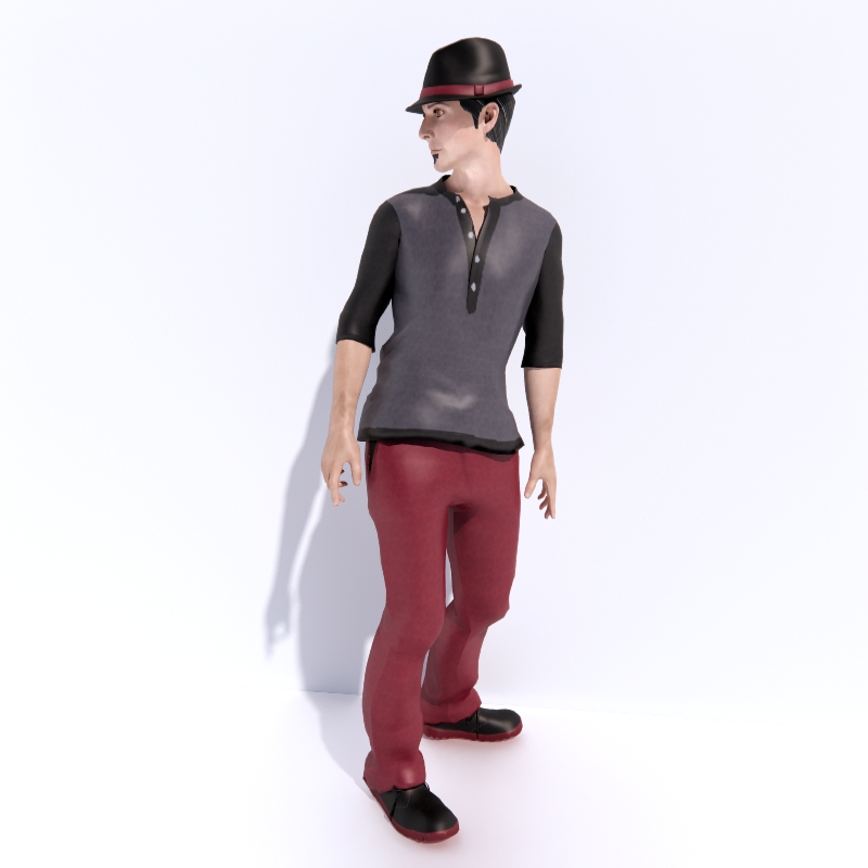 3D Man preview