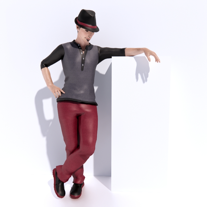 3D Man preview