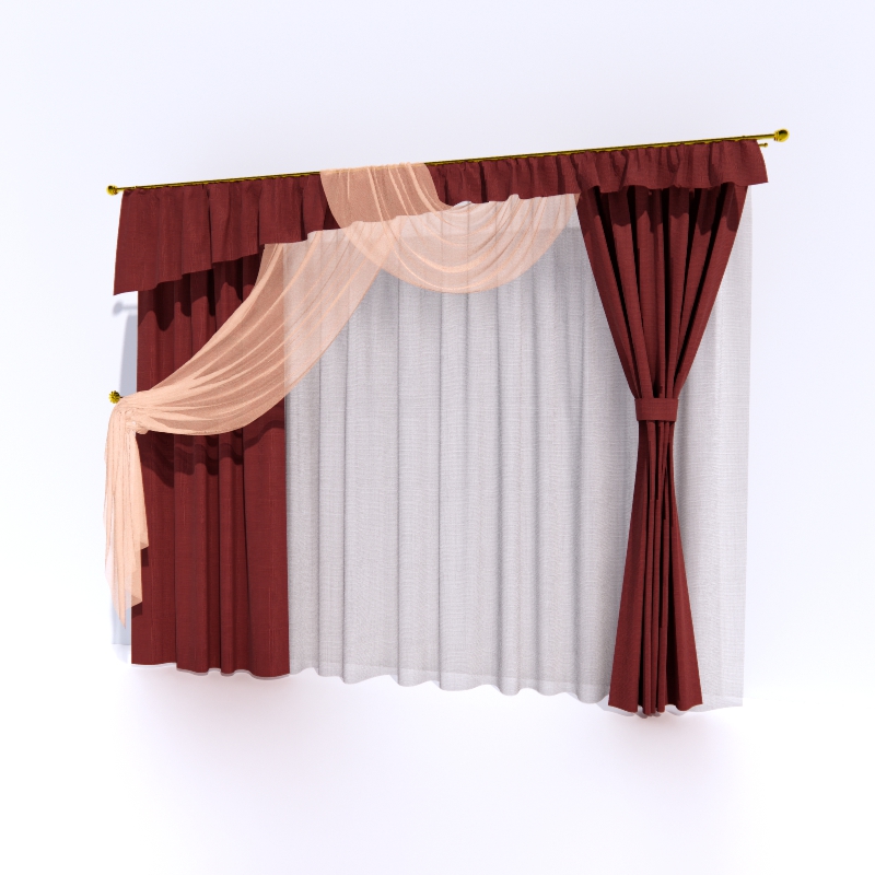 3D Curtain preview