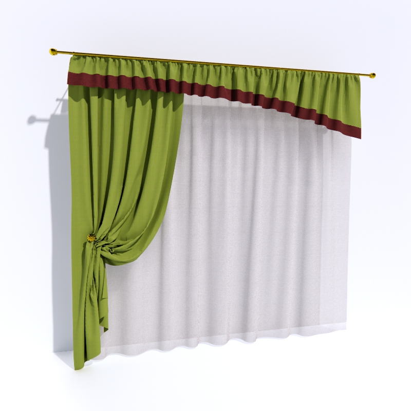 3D Curtain preview
