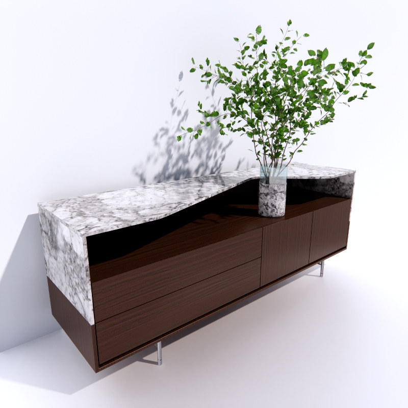 3D Sideboard preview