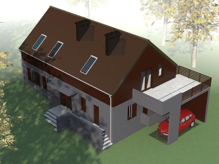 Architectural Home Design — Wizarch — Lomza, Poland