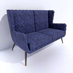 Dolly Baxter Sofa — 3D model preview