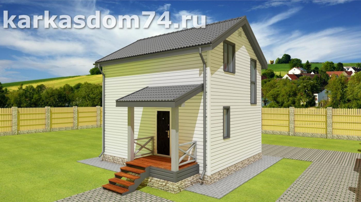 Architectural Home Design — KarkasDOM74 — Magnitogorsk, Russia