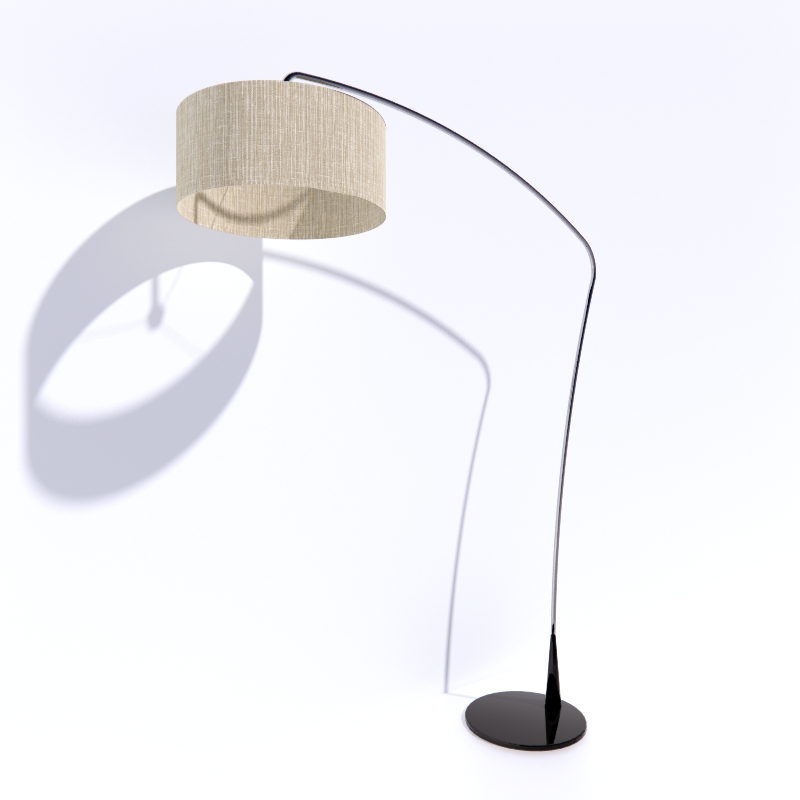 3D Floor lamp preview