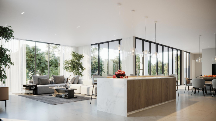A Masterpiece in South Miami: The Exquisite Villa's Interiors — Render Vision — Offenbach, Germany