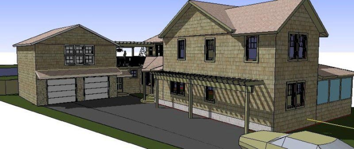 Architectural Home Design — Steven Glickman Architect — Easton, United States