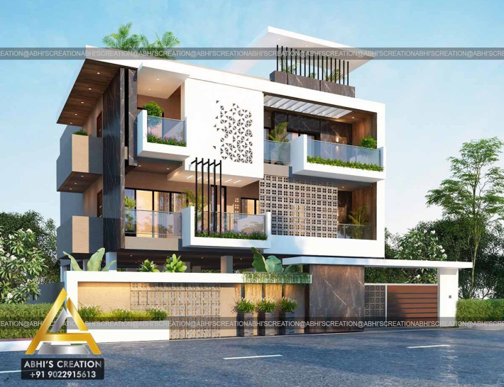Architectural Home Design — Abhis Creation — Pune, India